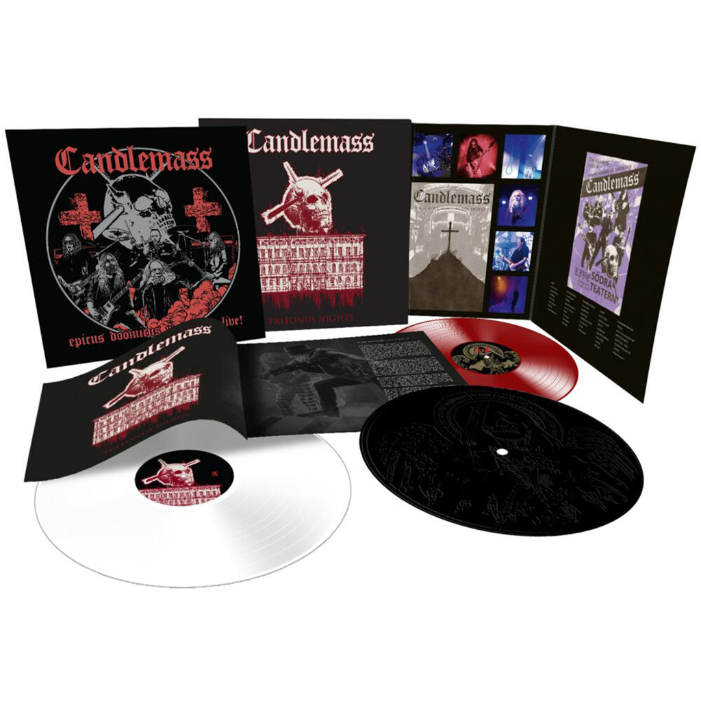 CANDLEMASS - Tritonus Nights - 3LP - Red, White and Black (with Etching) Vinyl [MAY 31]