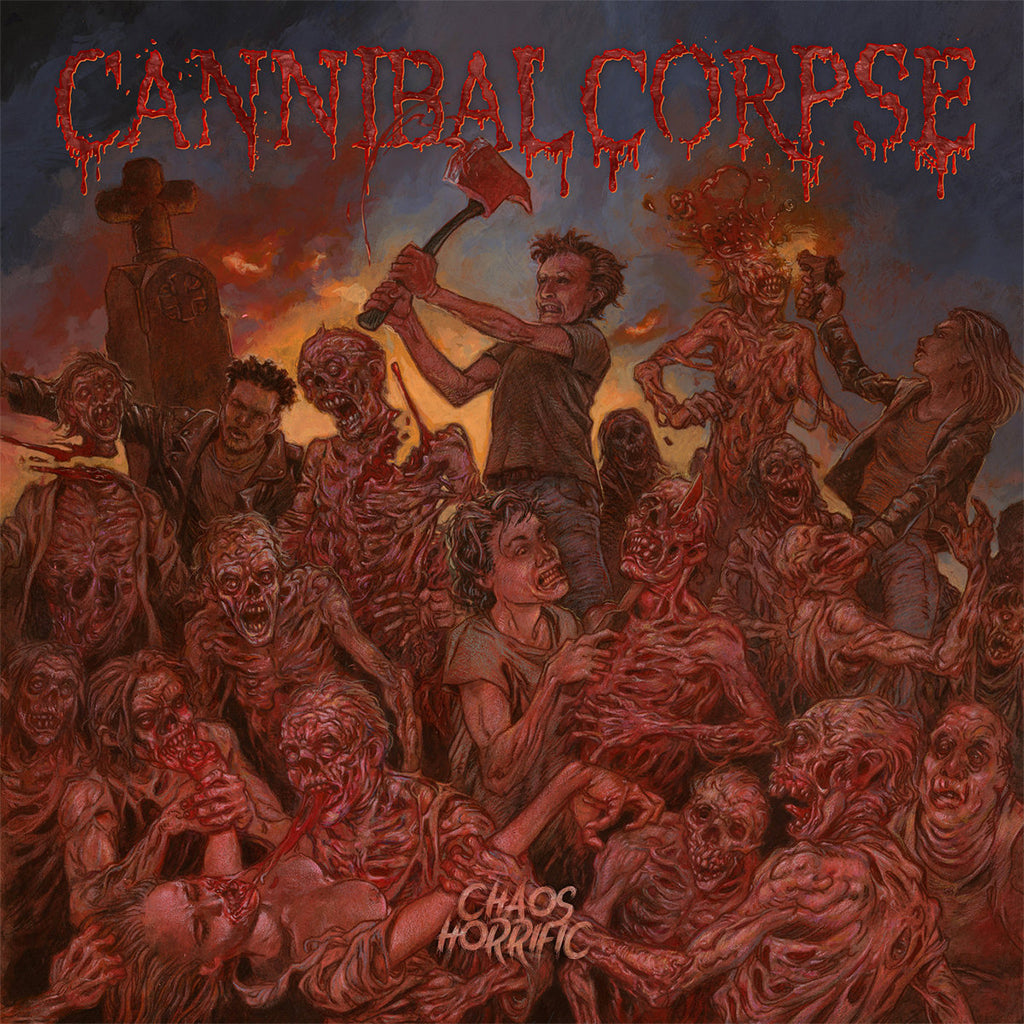 CANNIBAL CORPSE - Chaos Horrific - LP - Burned Flesh Marble Vinyl