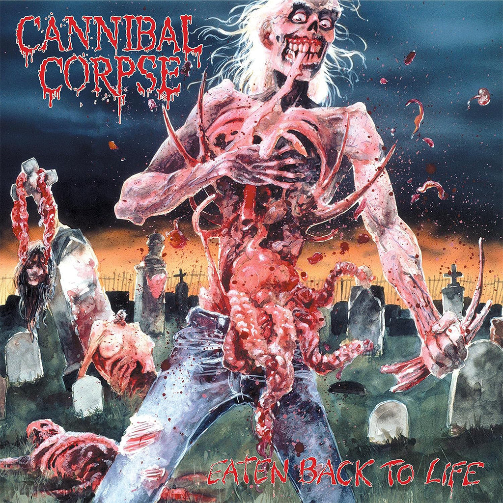 CANNIBAL CORPSE - Eaten Back To Life (2024 Reissue) - LP - Blue, Green and Red Splatter Vinyl [APR 19]
