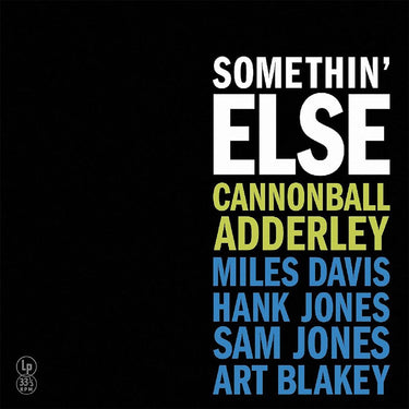 CANNONBALL ADDERLEY - Somethin' Else (2024 Ermitage Reissue) - LP - Yellow Vinyl
