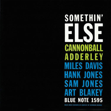 CANNONBALL ADDERLEY - Somethin' Else (Blue Vinyl Series) - LP - Blue Vinyl