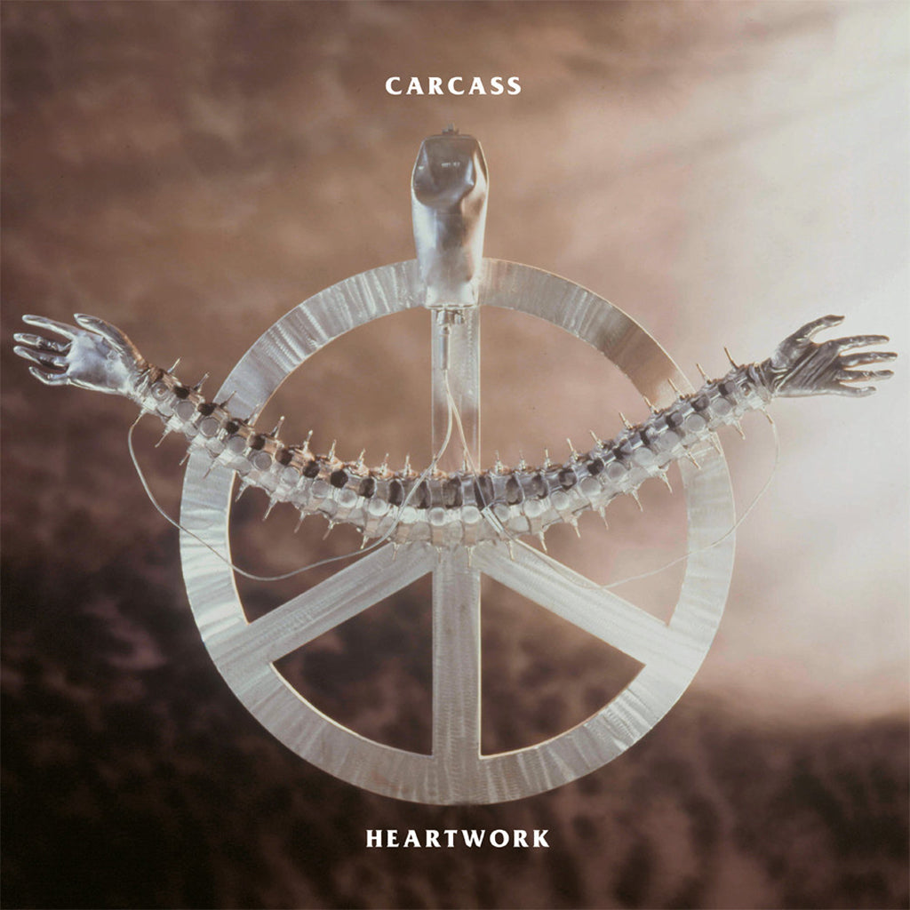 CARCASS - Heartwork (2024 Repress with B and D Side Etchings) - 2LP - Eco-Friendly Green / White Vinyl [APR 12]