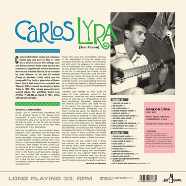 CARLOS LYRA - Carlos Lyra [2nd Album] (2023 Reissue w/ 8 bonus tracks) - LP - 180g Vinyl [NOV 3]