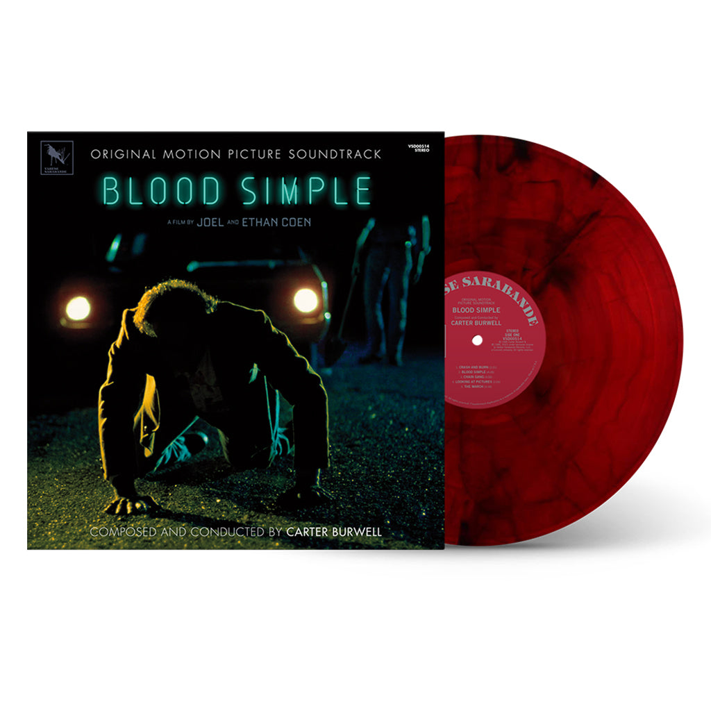 CARTER BURWELL - Blood Simple (Original Soundtrack - Deluxe Edition) [Black Friday 2023] - LP - Bloodshot Vinyl [NOV 24]