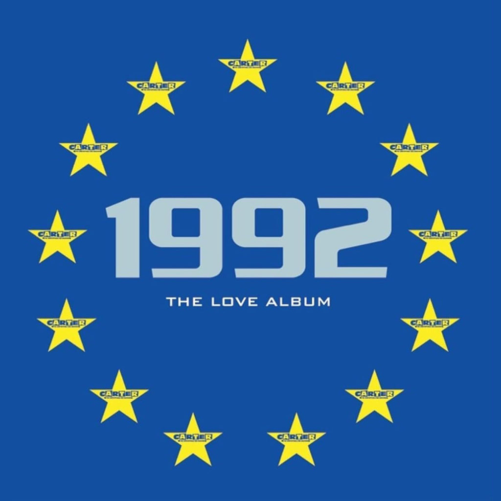 CARTER THE UNSTOPPABLE SEX MACHINE - 1992: The Love Album (Remastered and Expanded) - 2LP - 180g Translucent Blue / Yellow Vinyl
