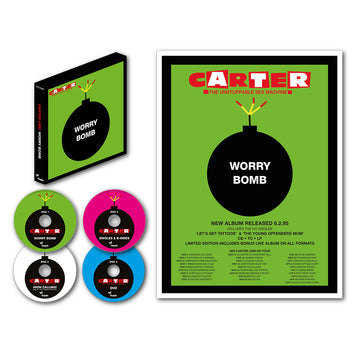 CARTER THE UNSTOPPABLE SEX MACHINE - Worry Bomb (30th Anniversary Deluxe Edition - 2025 Remaster) - 3CD + DVD Clamshell Box Set [JUN 13]