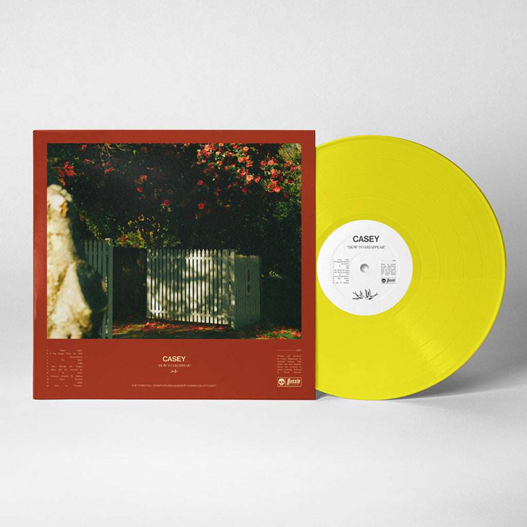 CASEY - How To Disappear - LP - Transparent Yellow Vinyl