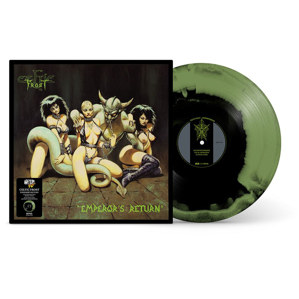 CELTIC FROST - Emperor's Return - LP - Green & Black Swirl Vinyl