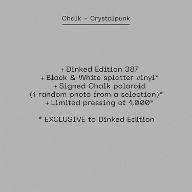 CHALK - Crystalpunk - LP - Vinyl - Dinked Edition #387 [MAR 13]