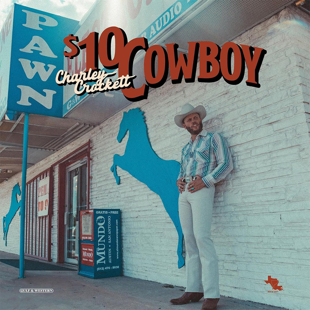 CHARLEY CROCKETT - $10 Cowboy - LP - Opaque Sky Blue Vinyl [APR 26]
