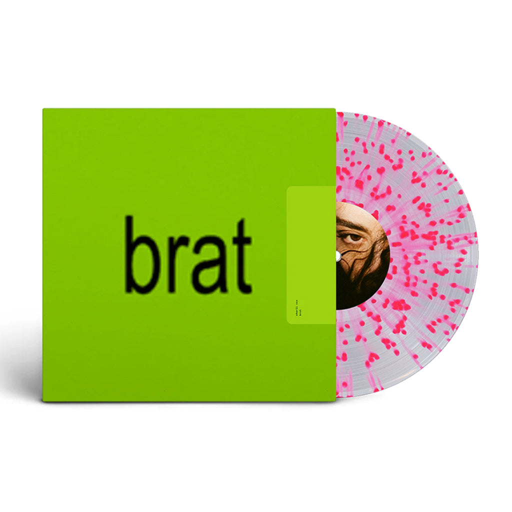 CHARLI XCX - BRAT (RSD Indie Exclusive) - LP - Clear and Pink Splatter Vinyl [JUN 7]