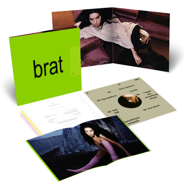 CHARLI XCX - BRAT - LP - Transparent Black Vinyl