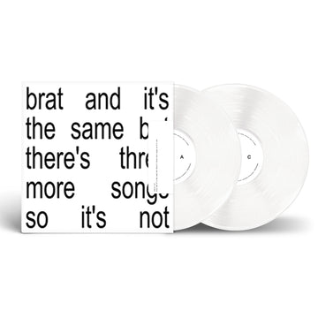CHARLI XCX - Brat and it’s the same but there’s three more songs so it’s not - 2LP - White Vinyl [OCT 11]