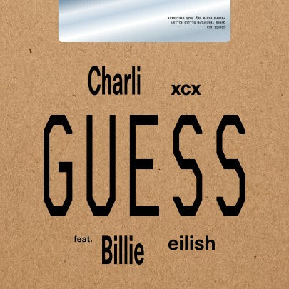 Charli XCX & Billie Eilish - Guess - featuring billie eilish - 7" Black Vinyl  [Record Store Day 2025]