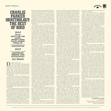 CHARLIE PARKER - Ornithology: The Best Of Bird - LP - Vinyl [AUG 23]