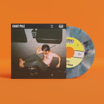 CHAT PILE - Masks b/w Sifting - 7'' - Sea-Glass w/ Black Swirl Colour Vinyl [FEB 6]