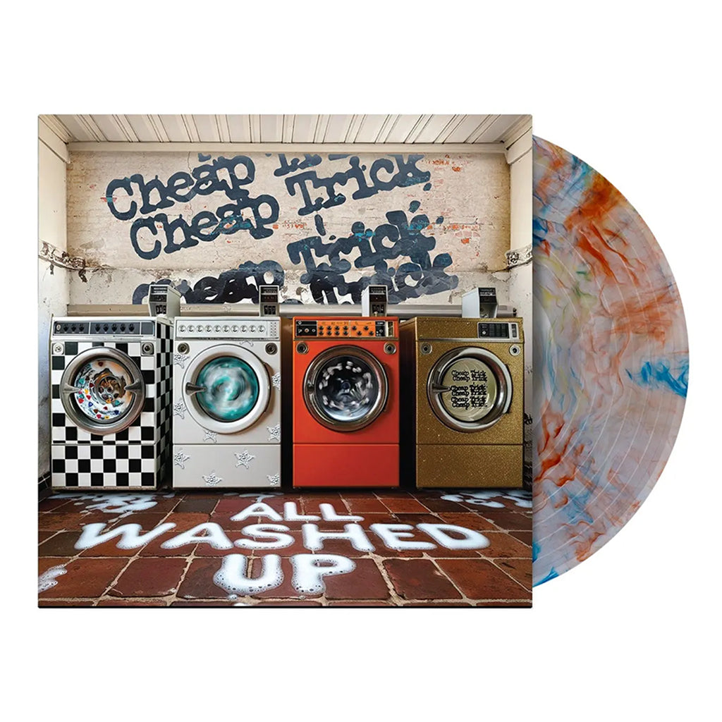 CHEAP TRICK - All Washed Up - LP - Clear w/ Orange & Blue Marble Vinyl [NOV 14]
