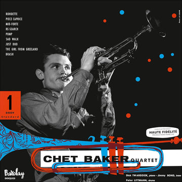 CHET BAKER QUARTET - Chet Baker in Paris Vol. 1 - LP - 180g Vinyl