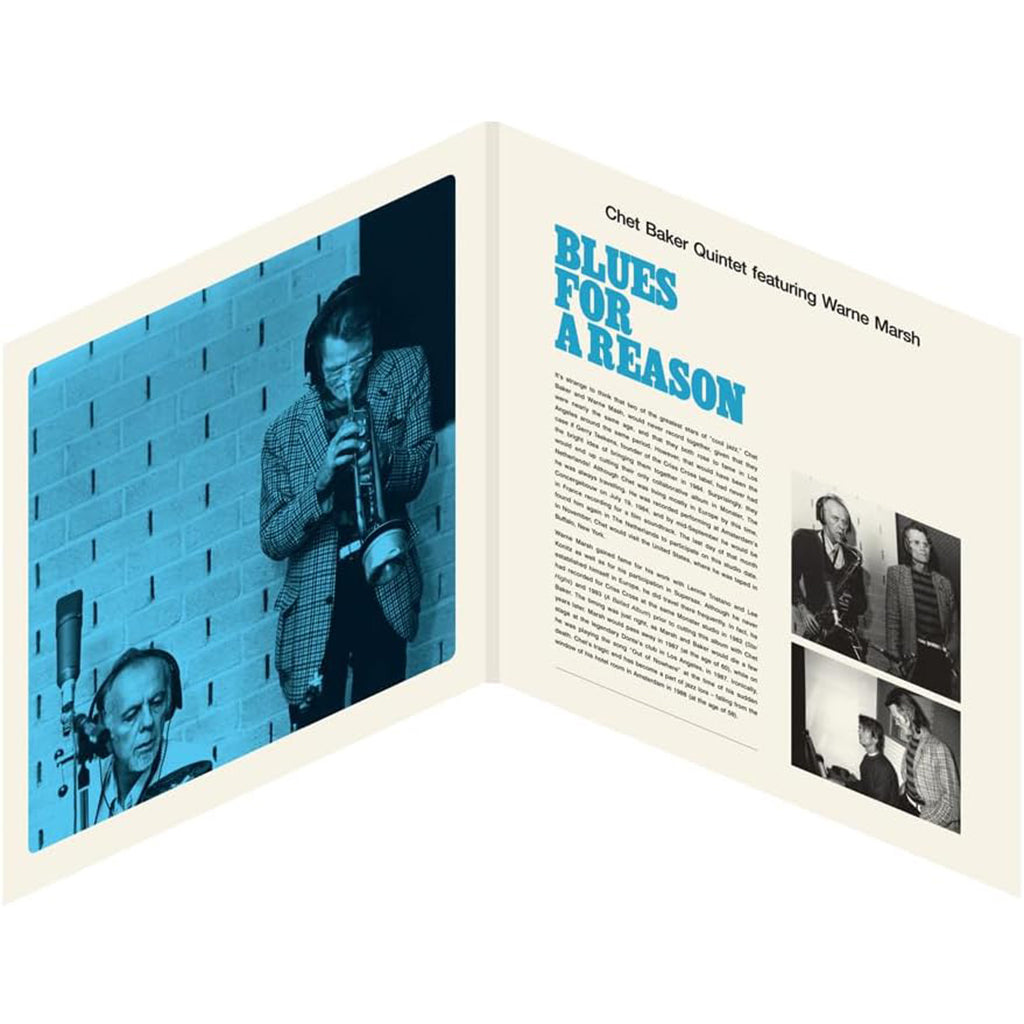 CHET BAKER & WARNE MARSH - Blues For A Reason (2023 Reissue w/ Bonus Track) - LP - 180g Vinyl