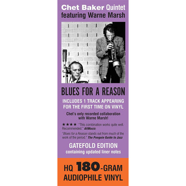 CHET BAKER & WARNE MARSH - Blues For A Reason (2023 Reissue w/ Bonus Track) - LP - 180g Vinyl