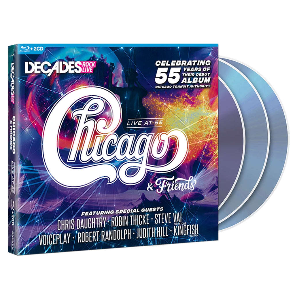 CHICAGO & FRIENDS - Live At 55 - 2CD + Blu-ray Set [NOV 1]
