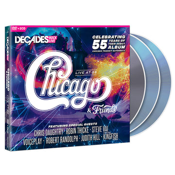 CHICAGO & FRIENDS - Live At 55 - 2CD + DVD Set [NOV 1]