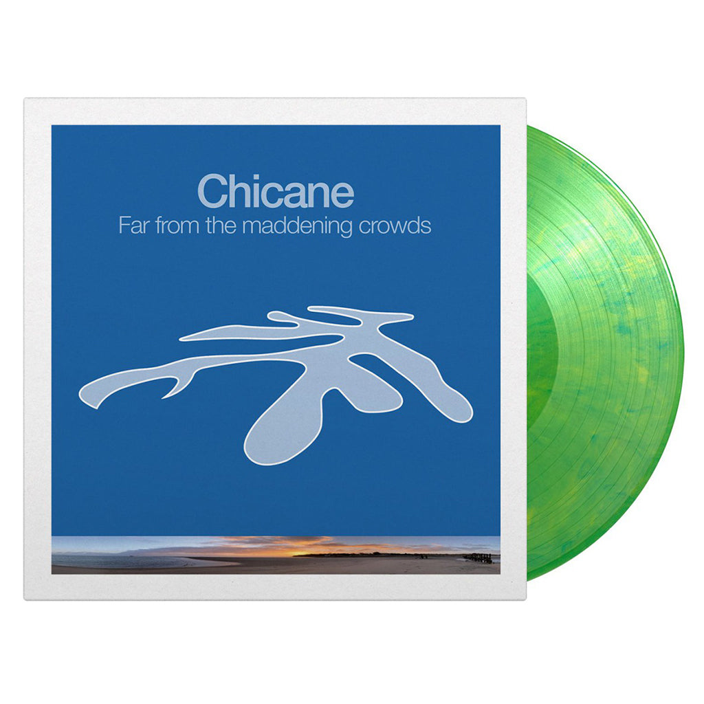 CHICANE - Far From The Maddening Crowds (2023 Reissue) - 2LP - 180g Green & Yellow Marbled Vinyl