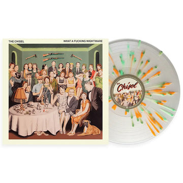 THE CHISEL - What A Fucking Nightmare - LP - Milky Clear with Heavy Halloween Orange, Mint and Olive Splatter Vinyl