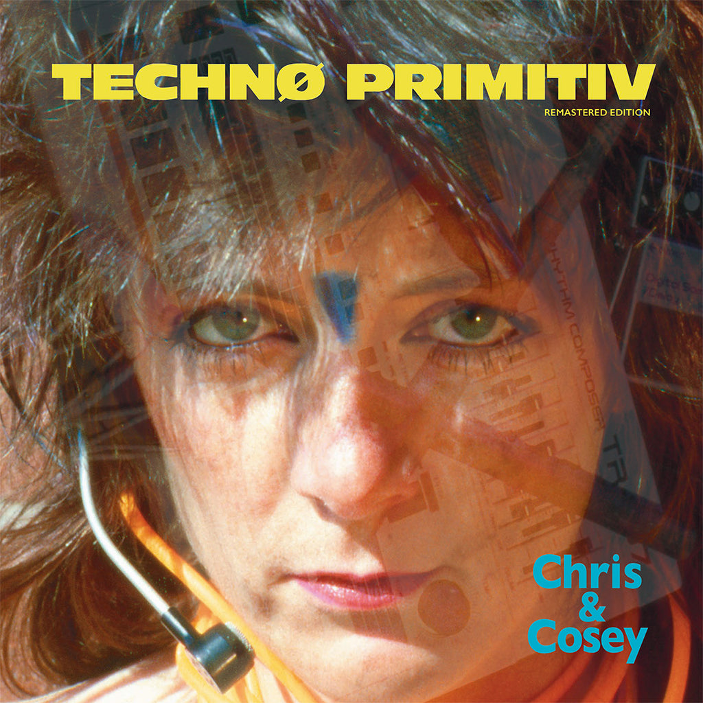 CHRIS & COSEY - Techno Primitiv (2023 Remastered Reissue) - LP - Blue Vinyl