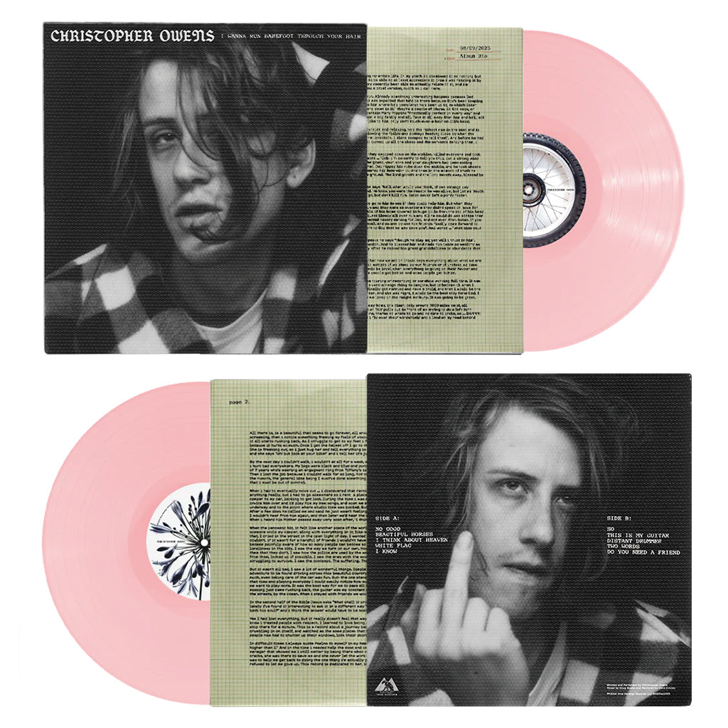 CHRISTOPHER OWENS - I Wanna Run Barefoot Through Your Hair - LP - Baby Pink Vinyl [DEC 6]