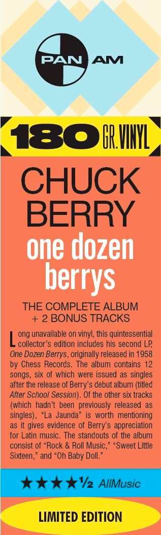 CHUCK BERRY - One Dozen Berrys (2024 Reissue with 2 Bonus Tracks) - LP - 180g Vinyl [FEB 9]
