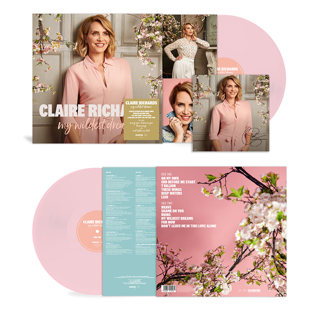 CLAIRE RICHARDS - My Wildest Dreams (2024 Reissue with SIGNED Print)- LP - Pink Vinyl