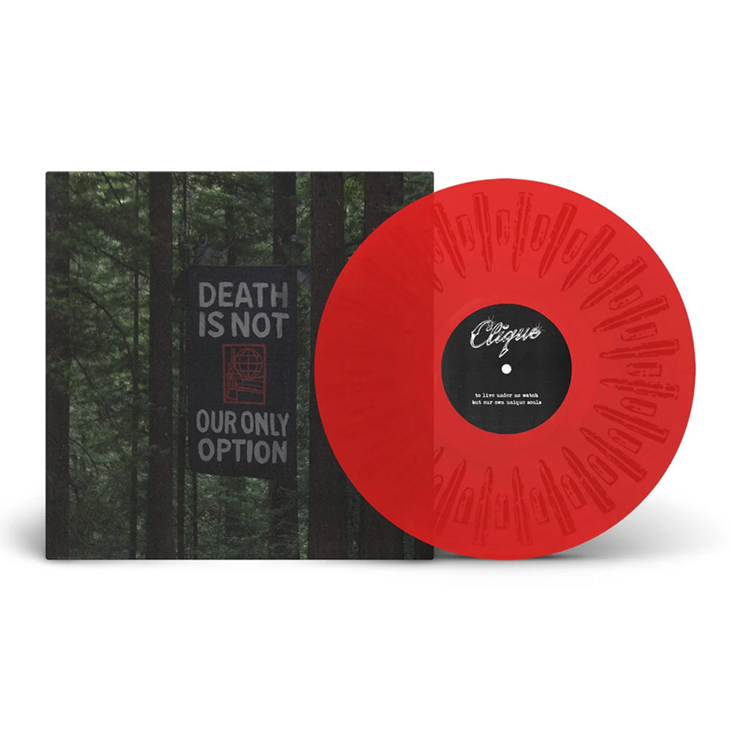 CLIQUE - Death Is Not Our Only Option - 12'' EP - Transparent Red Colour Vinyl [JAN 9]