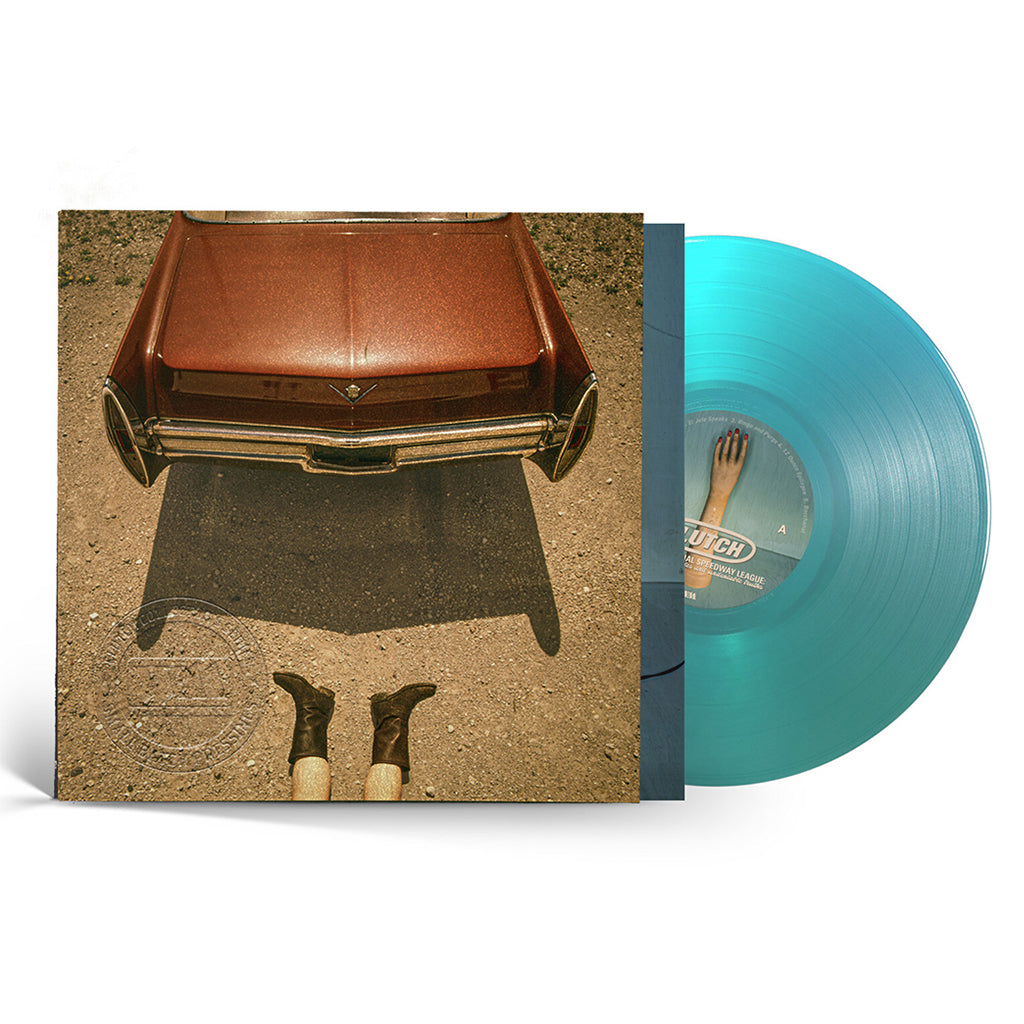 CLUTCH - Transnational Speedway League (2024 Edition with SIGNED and Numbered Insert) - LP - 180g Sea Glass Blue Coloured Vinyl