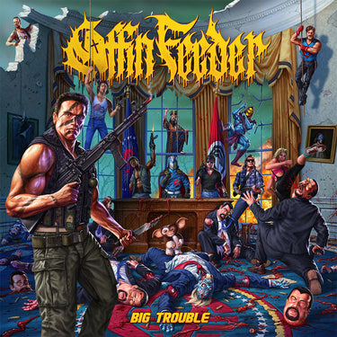COFFIN FEEDER - Big Trouble - LP - Splatter Vinyl
