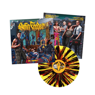 COFFIN FEEDER - Big Trouble - LP - Splatter Vinyl