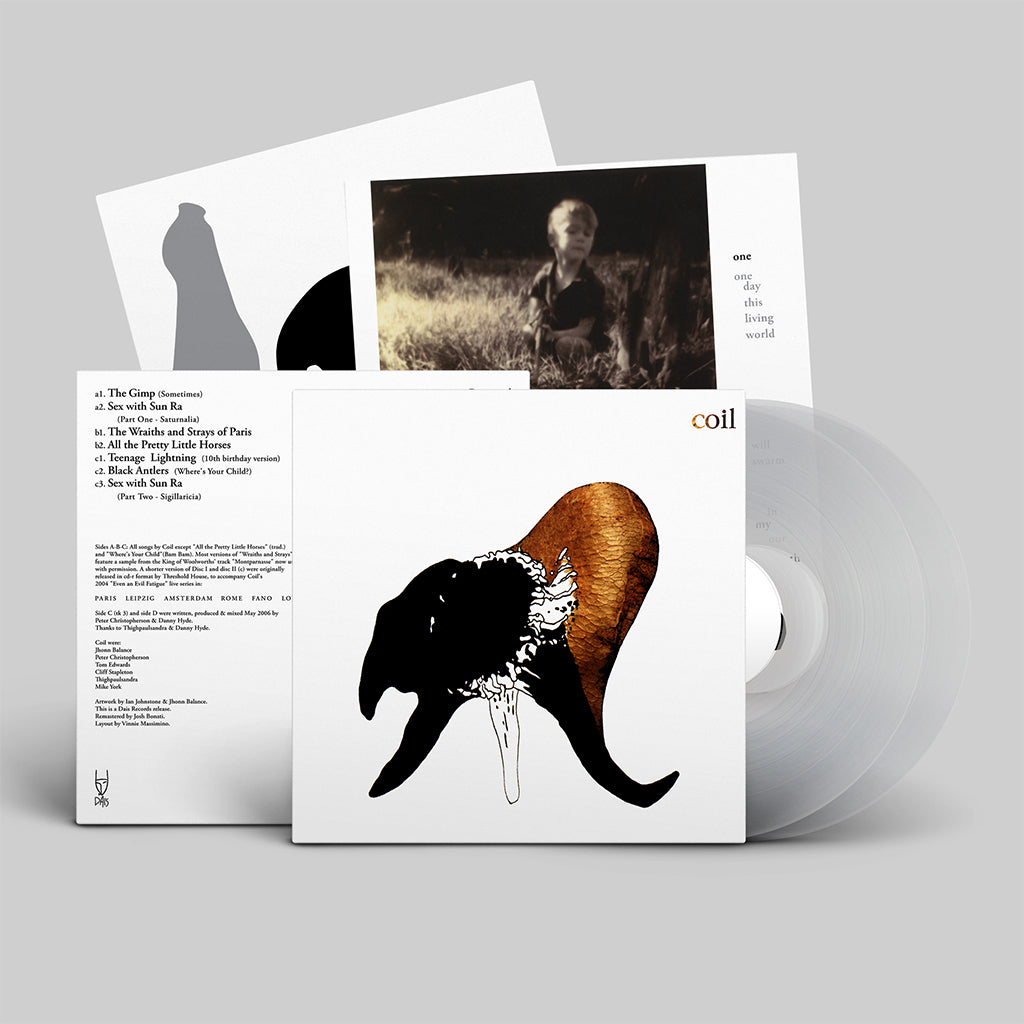 COIL - Black Antlers (Reissue) - 2LP - Clear Vinyl