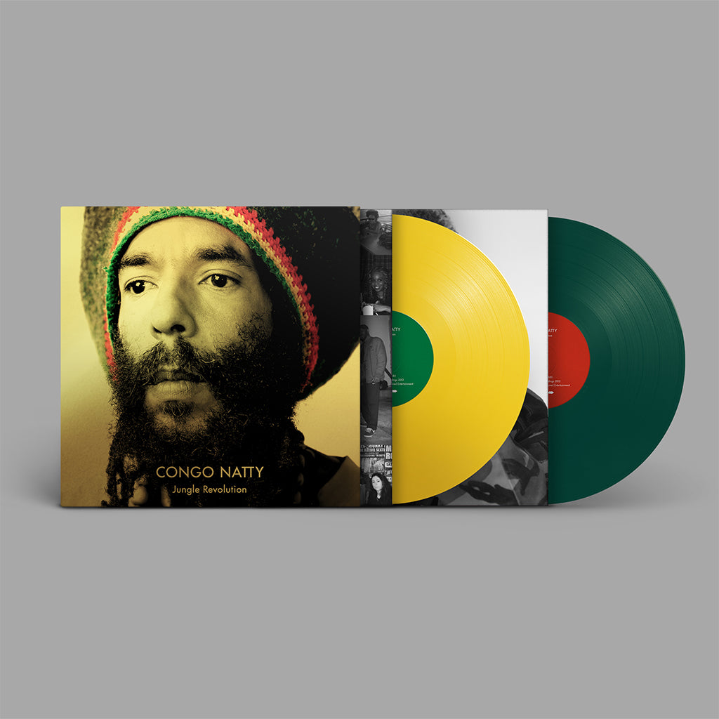 CONGO NATTY - Jungle Revolution (10th Anniversary Edition) - 2LP - Deluxe Yellow and Green Vinyl
