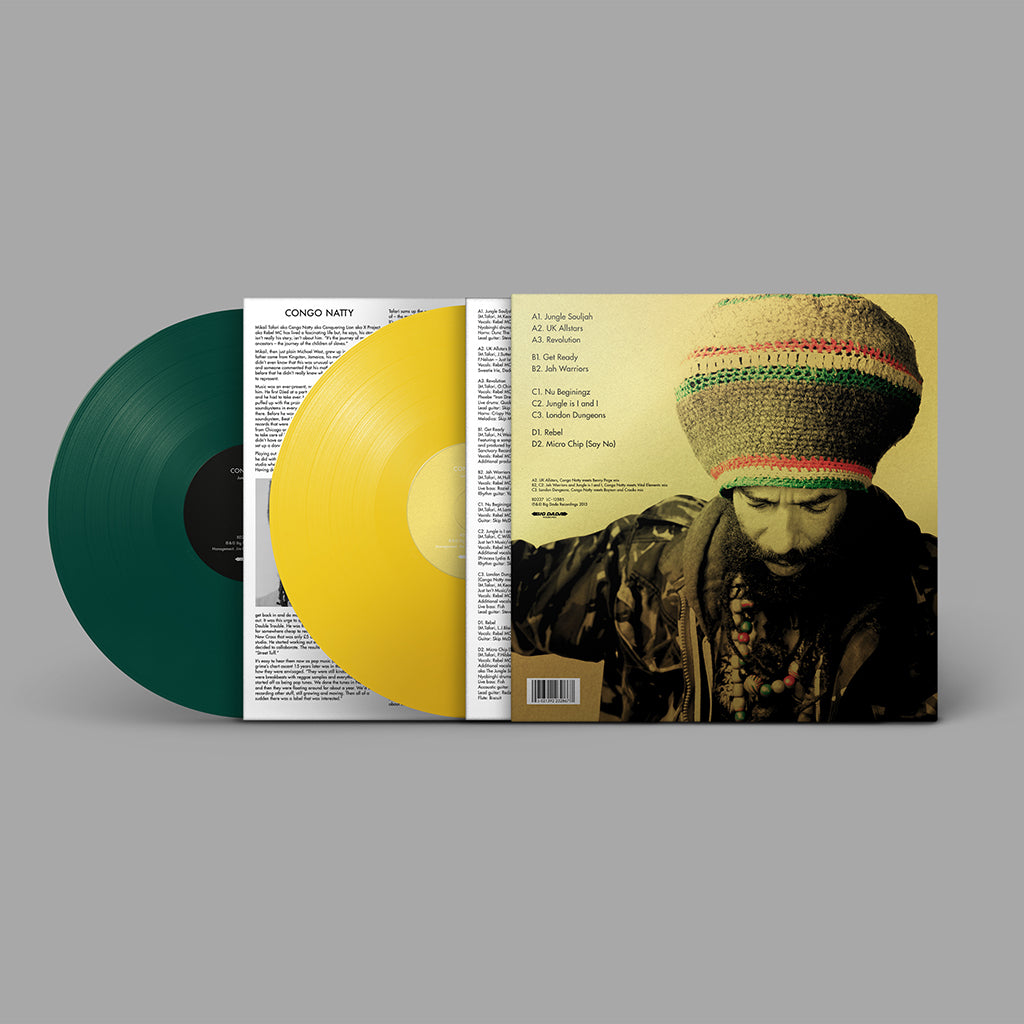 CONGO NATTY - Jungle Revolution (10th Anniversary Edition) - 2LP - Deluxe Yellow and Green Vinyl [FEB 23]