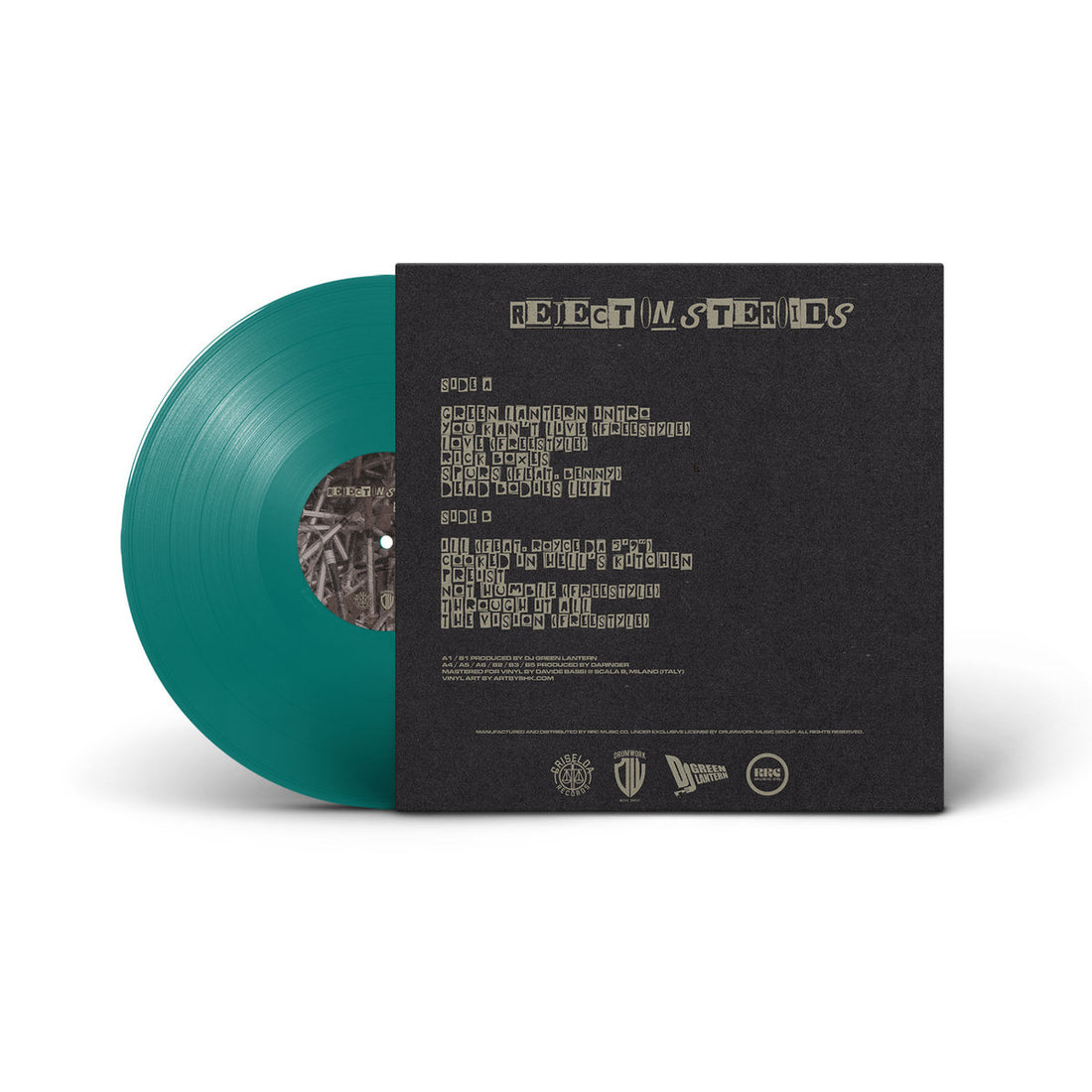 CONWAY THE MACHINE - Reject on Steroids (Repress - Cover #1) - LP - Aquamarine Coloured Vinyl [MAR 13]