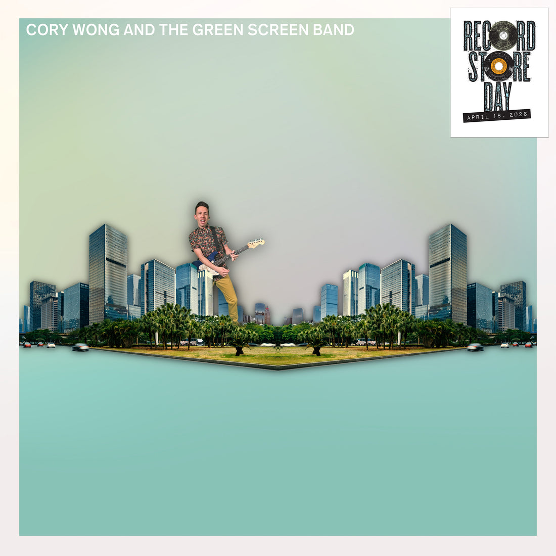 Cory Wong - Cory Wong And The Green Screen Band - 1LP - Blue Green Marble  Vinyl  [Record Store Day 2026]