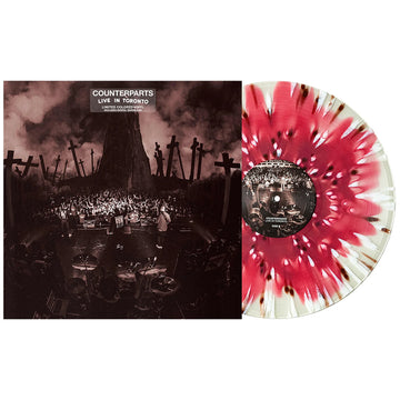 COUNTERPARTS - Live In Toronto - LP - Oxblood in Milky Clear w/ Heavy Brown & White Splatter Vinyl