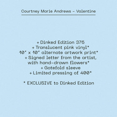 COURTNEY MARIE ANDREWS - Valentine - LP - Vinyl - Dinked Edition #376 [JAN 16]