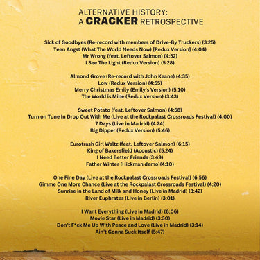 CRACKER - Alternative History: A Cracker Retrospective - 2CD [NOV 22]