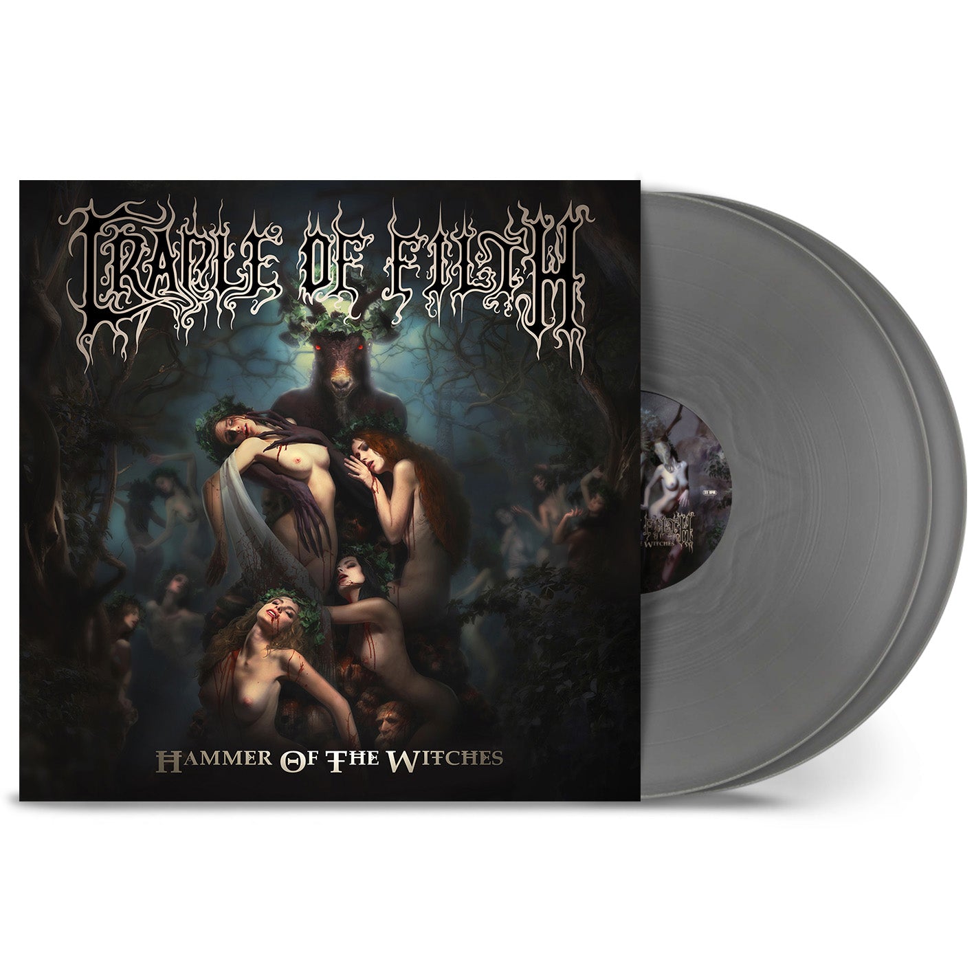 CRADLE OF FILTH - Hammer Of The Witches (2024 Reissue) - 2LP - Silver Vinyl [MAY 17]