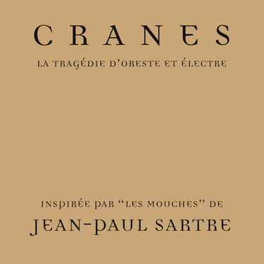 CRANES - La Tragédie D'oreste Et Électre (2023 Reissue with 16-page Booklet) - LP - Deluxe 180g Crystal Clear Vinyl