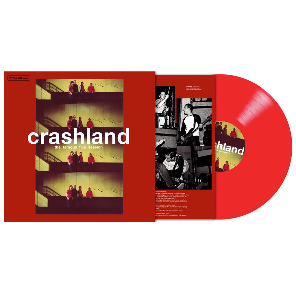 CRASHLAND - The Famous Five Session - LP - Transparent Red Vinyl [JAN 30]