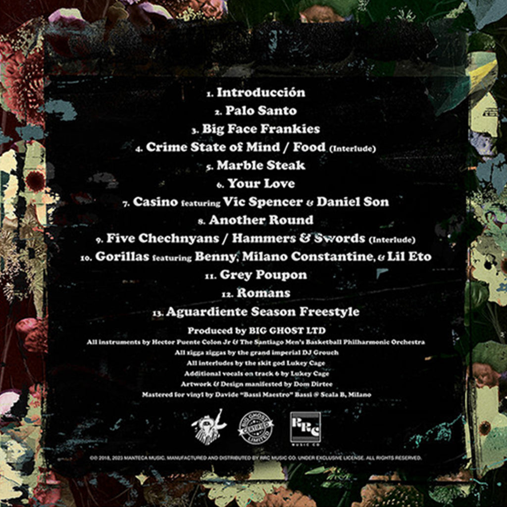 CRIMEAPPLE & Big Ghost LTD - Aguardiente (5th Anniversary - Artwork #2) - 2LP - Vinyl [MAY 10]