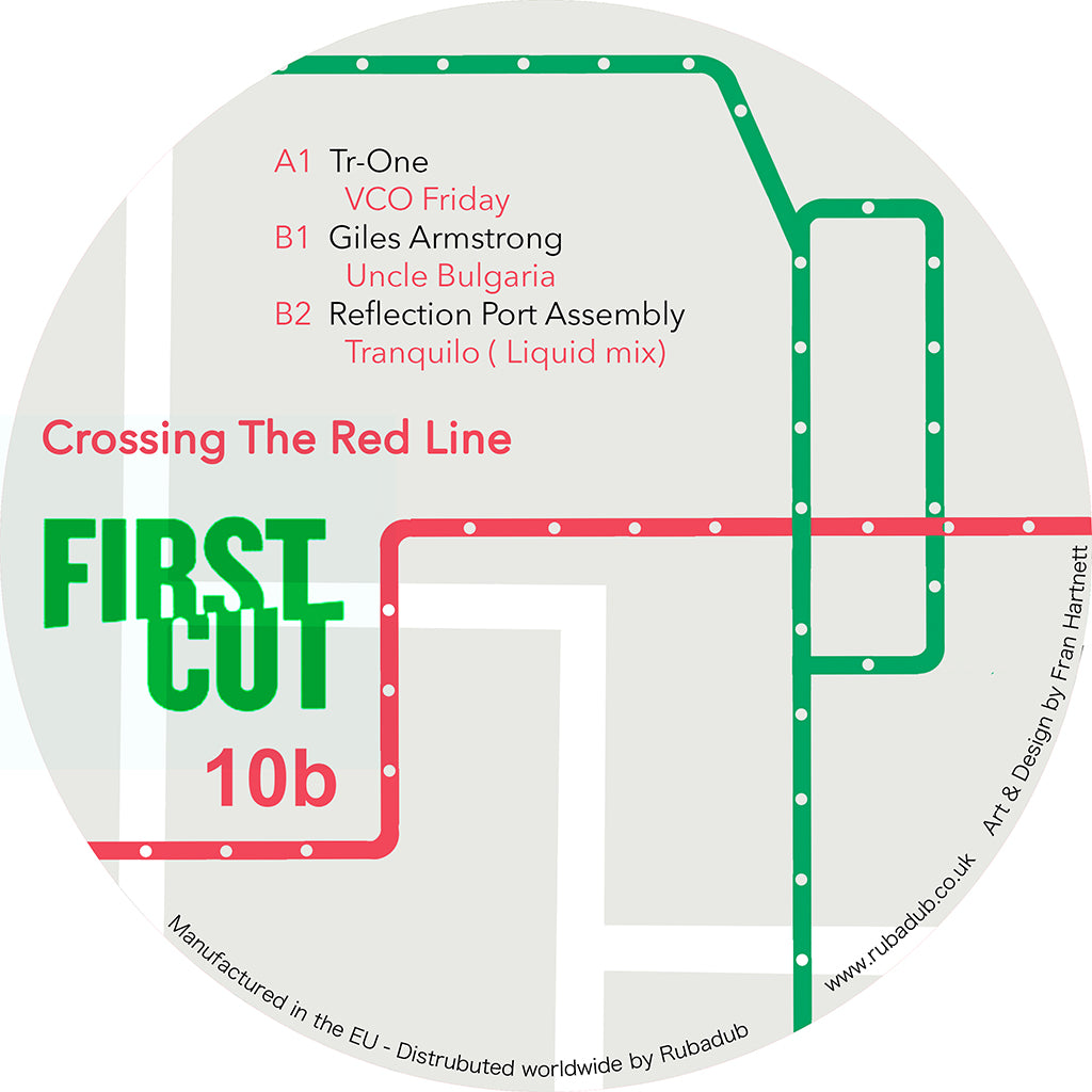 VARIOUS - Crossing The Red Line - 12'' EP - Vinyl