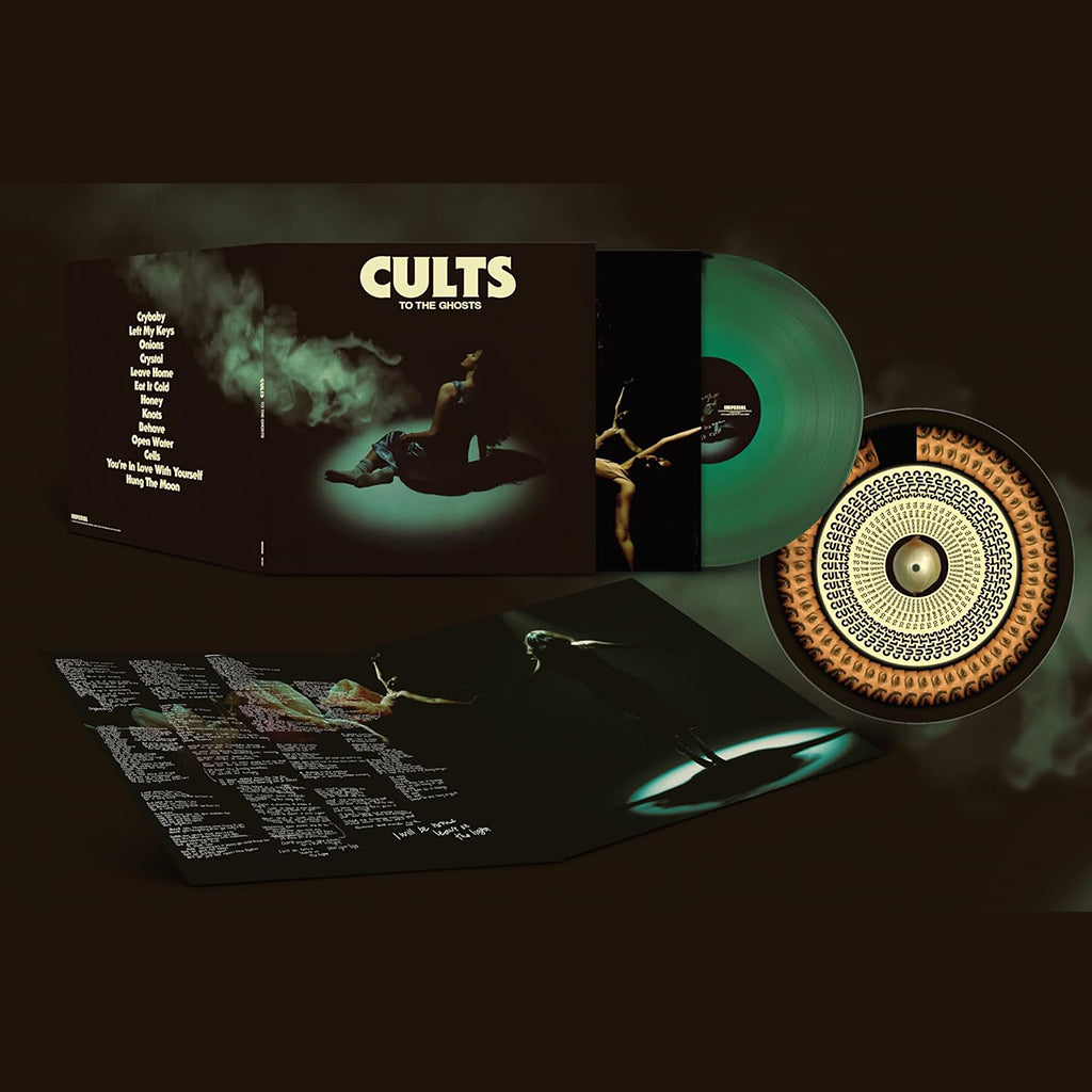CULTS - To The Ghosts (with Zoetrope Slipmat) - LP - Green Onion Colour Vinyl